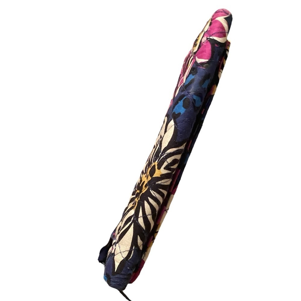Vera Bradley African Violet Trifold Organizer Wallet Quilted Preppy Floral - Picture 8 of 8